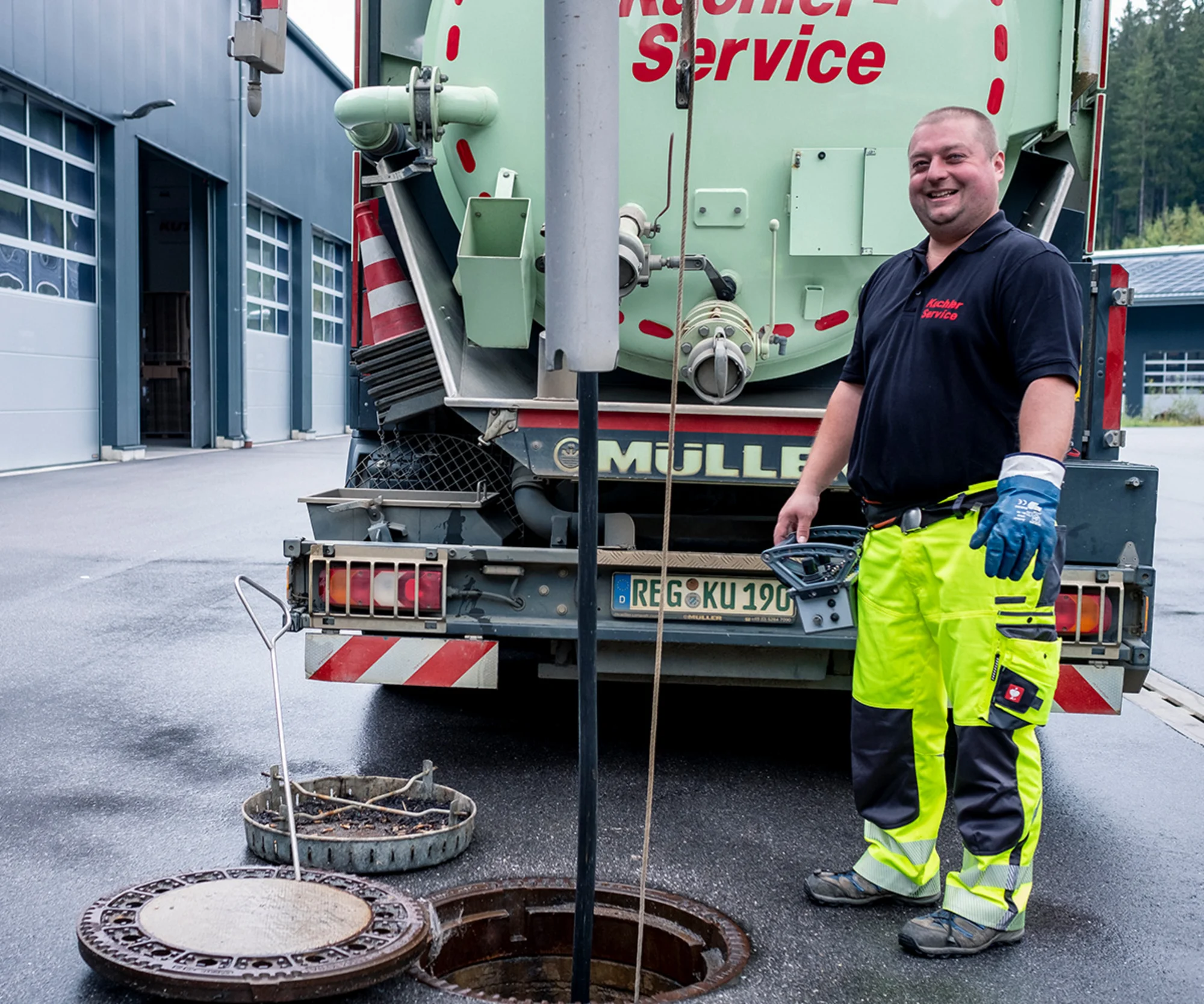 TV Kanaluntersuchung mit Kameratechnik in Irchenrieth